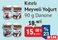 DANONE KITIRLI MEYVELİ YOĞURT 90 G